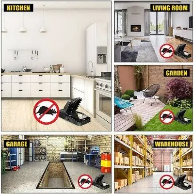 2pcs Mouse Trap Mouse Finger Live Trap Rat trap Black - Product Image 1