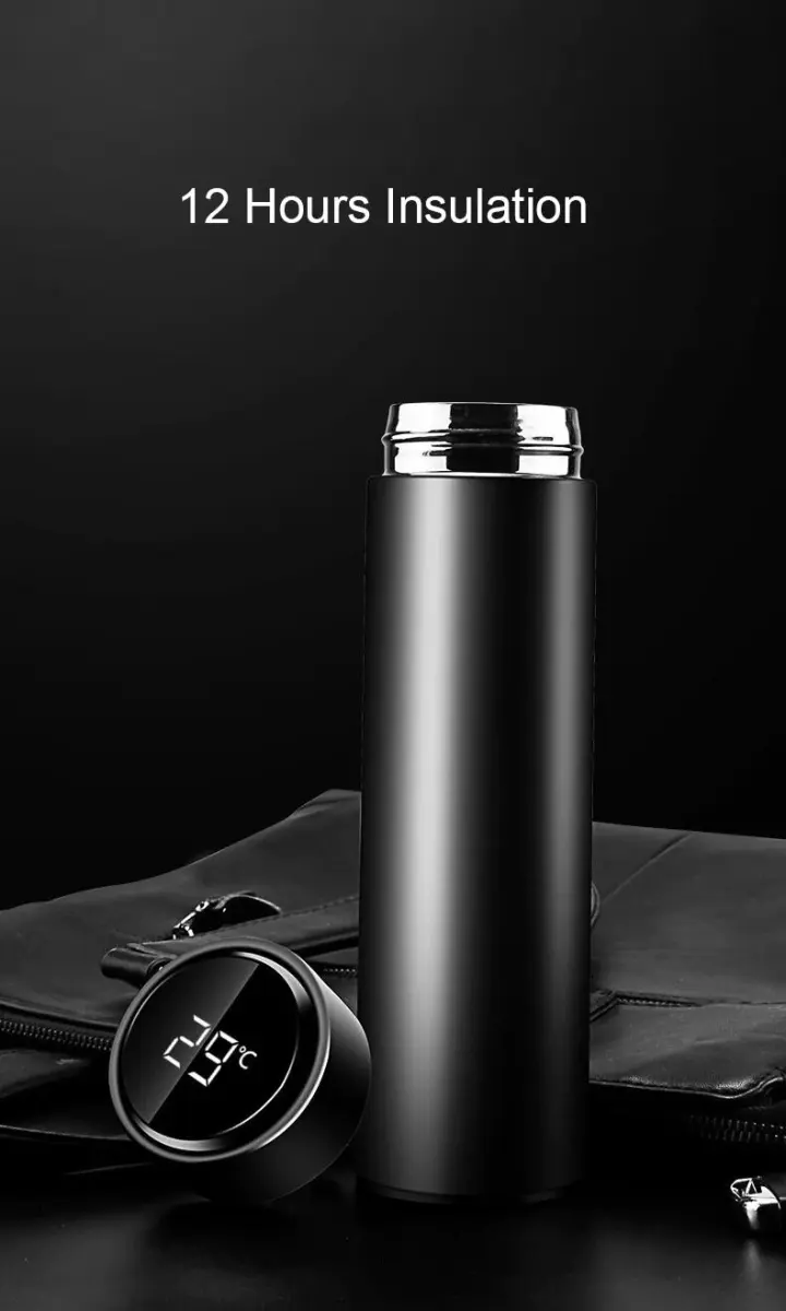 Stainless Steel Vacuum Thermal Flask 500 ml Smart Insulated Bottle with Temperature Display Hot Water, Coffee, Tea, Sport, Travel Bottles - Product Image 3