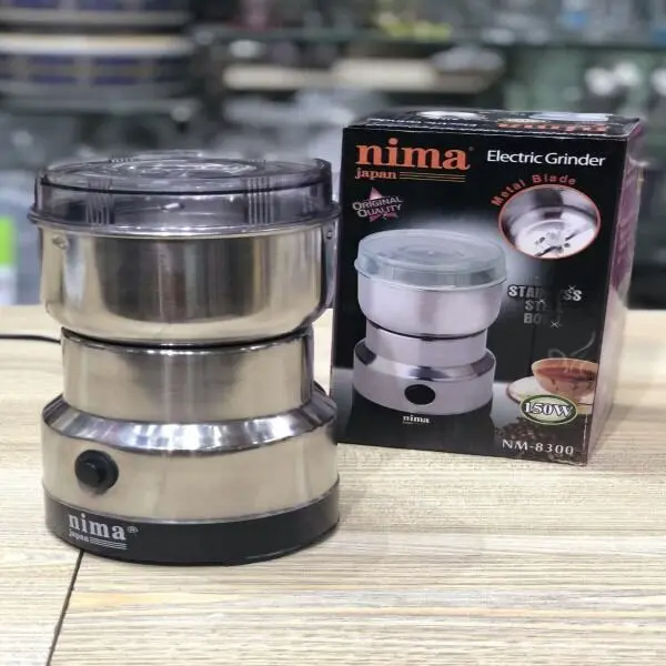 Nima Portable Electric Grinder Stainless Steel Food Preparation Small Kitchen Appliances - Product Image 1