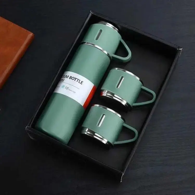 Double-layer Stainless Steel Thermal Coffee Tumbler Business Travel Water Bottle Tea Infuser Bottle With Portable Water Cup-500 Ml - Product Image 3