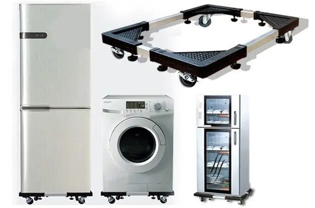 Movable Adjustable Washing Machine & Refrigerator Stand - Product Image 2