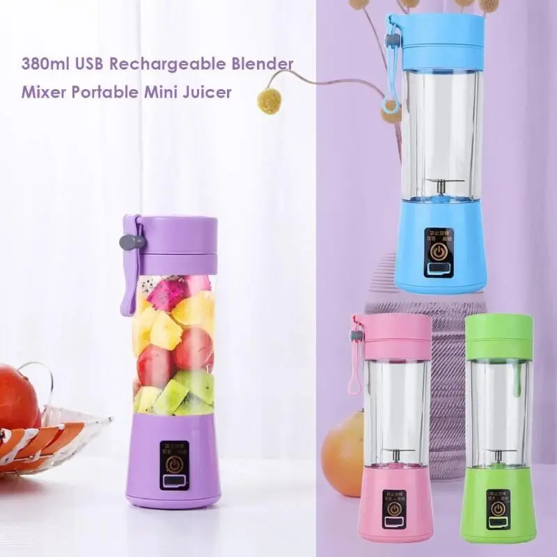 Mini USB Rechargeable Portable Electric Fruit Juicer-USB Smart Juicer: Portable Blend Cup for Fresh Juice - Product Image 4
