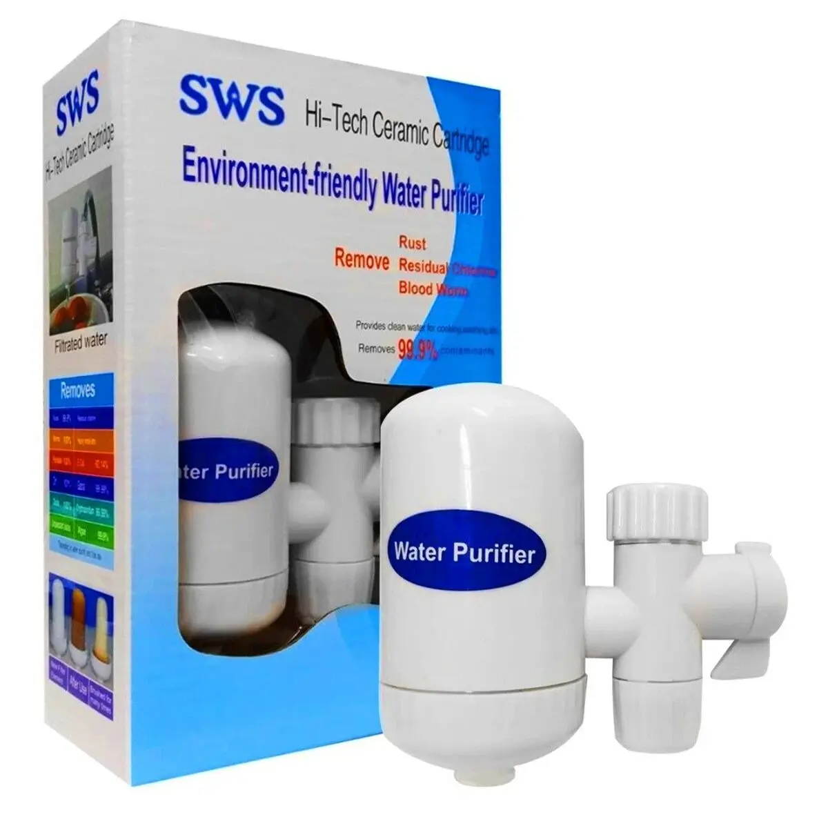 Water Purifier Tap Faucet Water Filter Purifier Cartridge