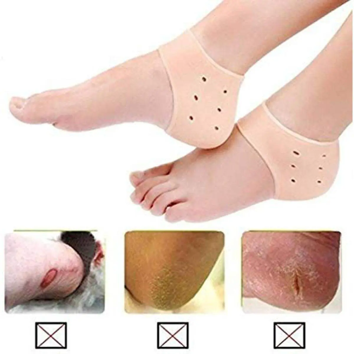 Silicon Cushions For FOOT PAIN Slippers for hell pain