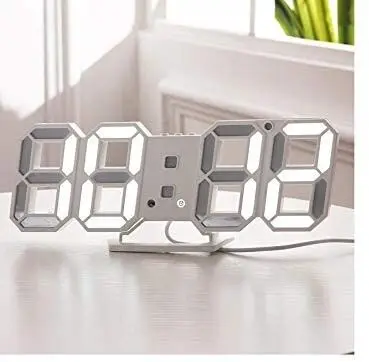 LED Digital Wall Clock 12/24 Hour Display Date Time Desk Clock - Product Image 1