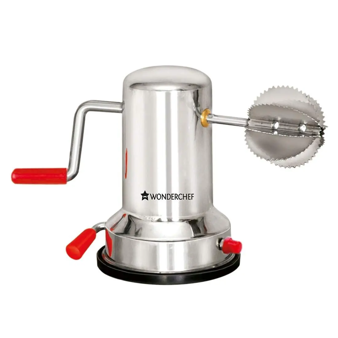 Stainless Steel Coconut Scraper Coconut Scrapper for Kitchen Vacuum Base Coconut Scraper, Silver - Product Image 1