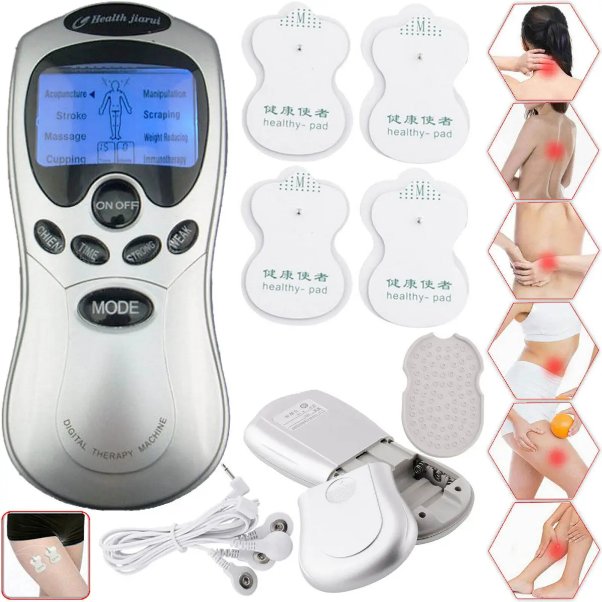 Acupuncture Body Massage Digital Therapy Massager Muscle Stimulator Electro stimulator - Massage Machine - Product Image 3