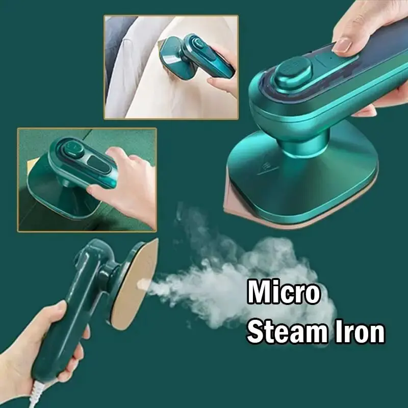 Mini Garment Steamer Handheld Wet Dry Steam Iron Portable Ironing Steamer Machine For Home - Product Image 1