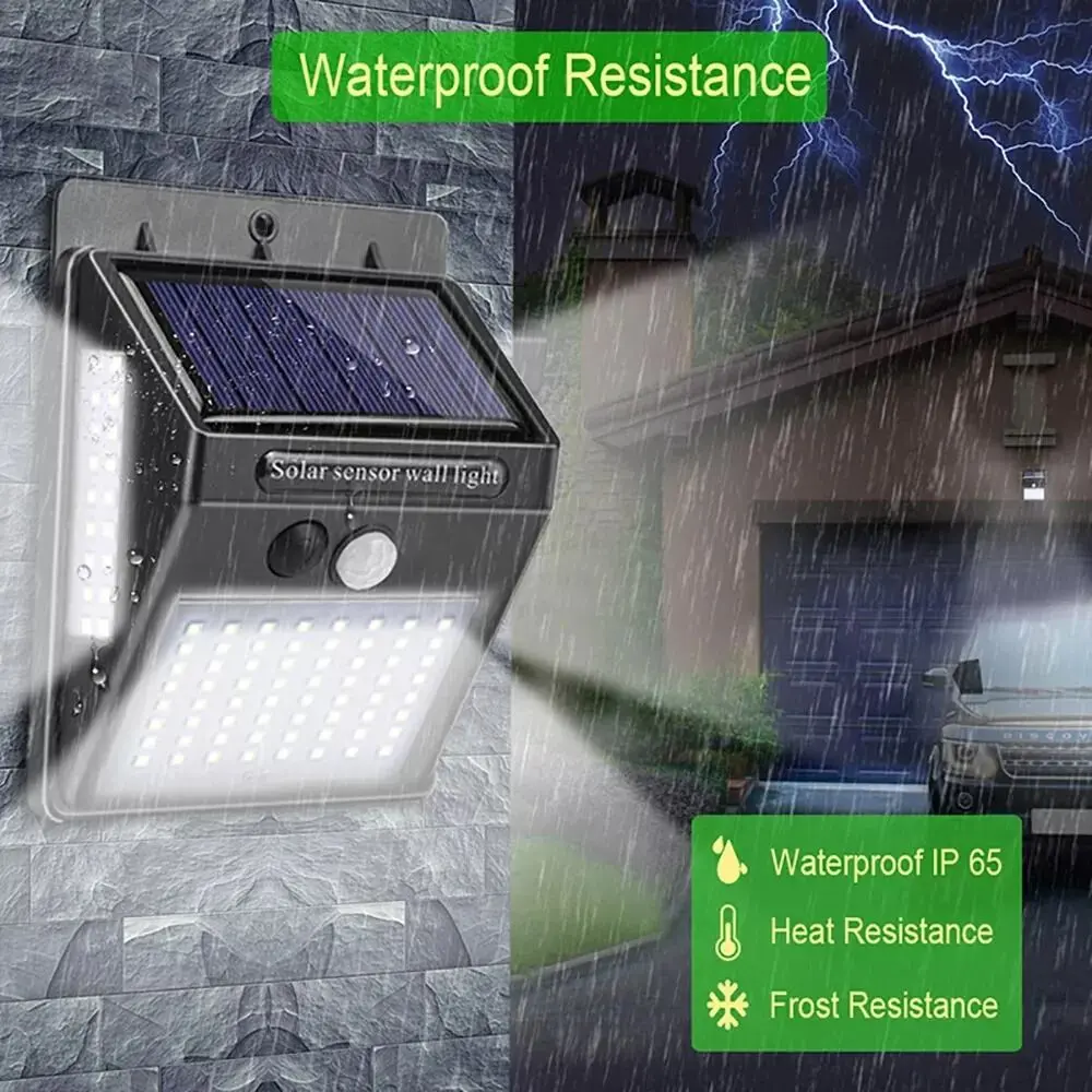 30 LED Motion Sensor Wall Solar Light Waterproof Security Lamp - Product Image 2