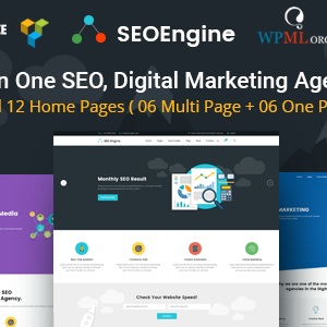 SEO WP: WordPress Theme for Digital Marketing Agency, Social Media & SEO Company