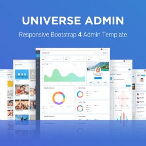 UniverseAdmin – Powerful & Responsive Bootstrap 4