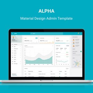 Alpha – Material Design Admin Template