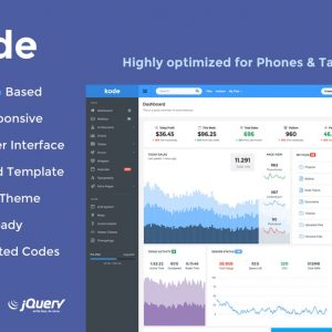 Kode – Responsive Admin Dashboard Template
