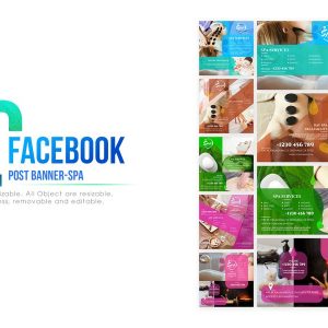20 Facebook Post Banner – Spa