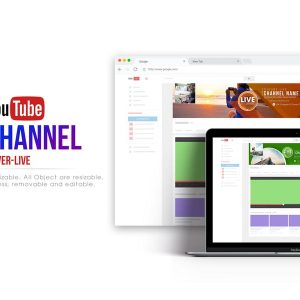 Live Channel – Youtube Banner Template
