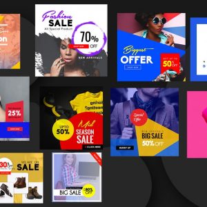 Social Media Banner For Promotional PSD Templates