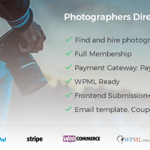Photographer Directory – WordPress Plugin