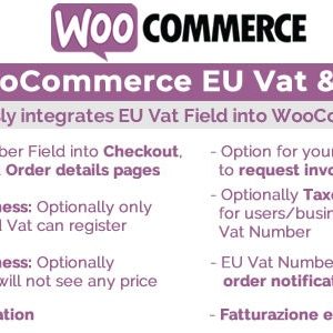 WooCommerce Eu Vat & B2B