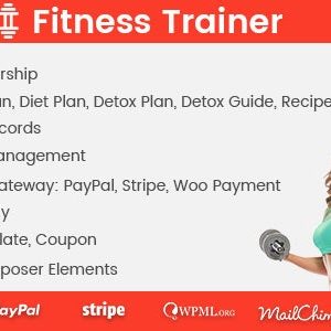Fitness Trainer- Training Membership Plugin
