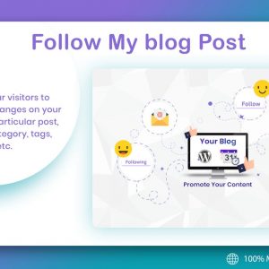 Follow My Blog Post – WordPress Plugin