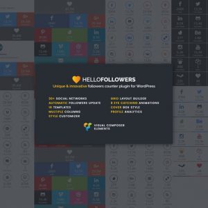 Hello Followers – Social Counter Plugin for WordPress