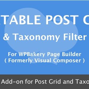 WPBakery Page Builder – Sortable Grid & Taxonomy filter