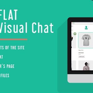 WP Flat Visual Chat – Live Chat & Remote View for WordPress