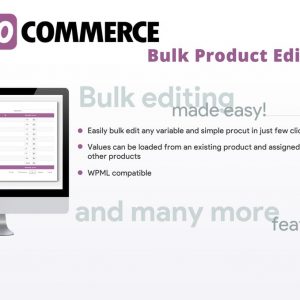 WooCommerce Bulk Product Editor