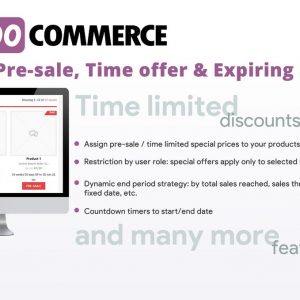 WooCommerce Pre-sale, Time offer & Expiring System
