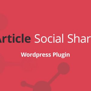 WordPress Article Social Share