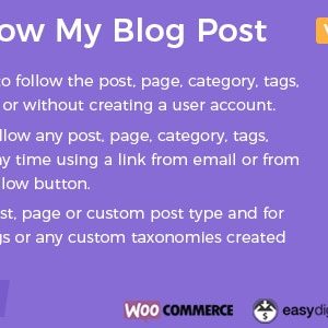 Follow My Blog Post – WordPress Plugin