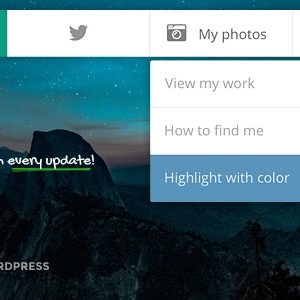 Horizon – Menu Bar Plugin for WordPress