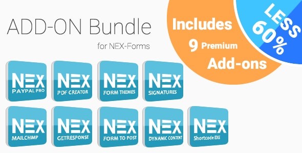 nex forms wordpress form builder add ons bundle cover 9