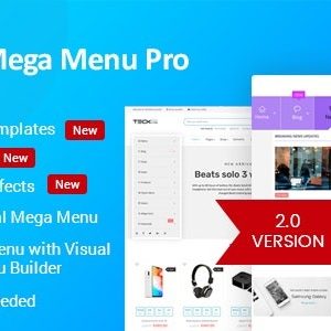 WP Mega Menu Pro – Responsive Mega Menu Plugin for WordPress