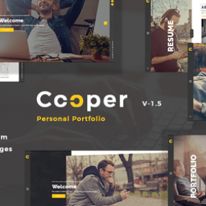 Creative Responsive Personal Portfolio WordPress Theme-Cooper