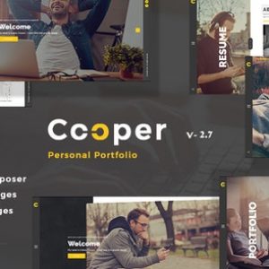 Creative Responsive Personal Portfolio WordPress Theme-Cooper