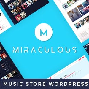 Miraculous – Online Music Store WordPress Theme