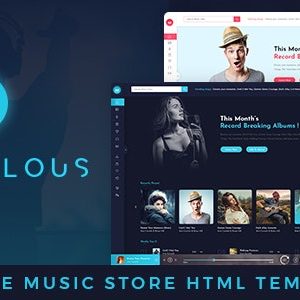 Online Music Store WordPress Theme