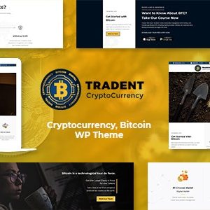 Tradent – Cryptocurrency, Bitcoin WordPress Theme