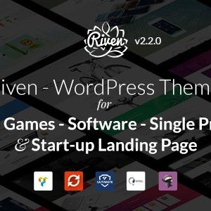 Riven – WordPress Theme for App, Game, Single Product Landing Page