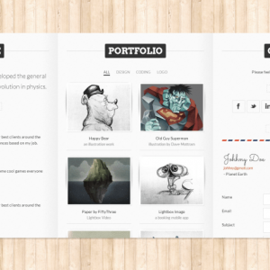 BookCard WP – 3D Folded vCard WordPress Theme