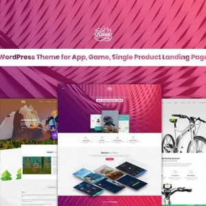 WordPress Theme for App, Game, Single Product Landing Page