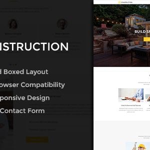 Business & Building Company WordPress Theme