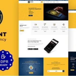 Cryptocurrency, Bitcoin WordPress Theme