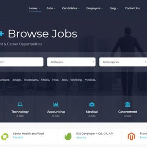 Entaro – Job Portal WordPress Theme