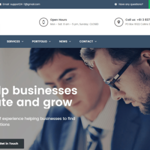 Consulting, Accounting WordPress Theme