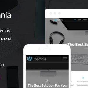 Insomnia – Beautiful and Modern Creative WordPress Theme