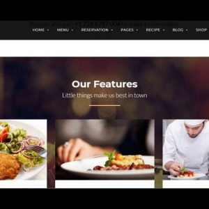 Restaurant, Cafe, Espresso WordPress Theme