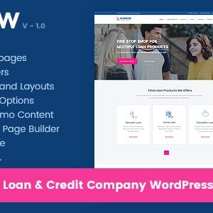 Borrow – Loan Company Responsive WordPress Theme