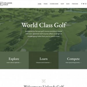Golf Course WordPress Theme